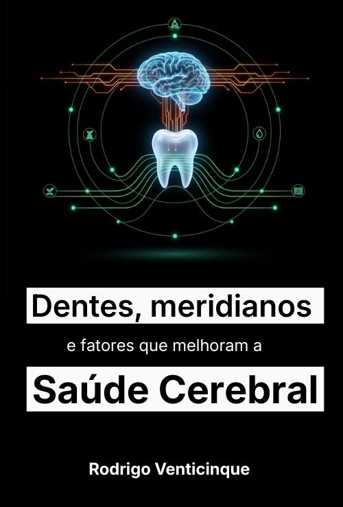 Ilustração da palestra Dentes, meridianos e fatores que melhoram a Saúde Cerebral